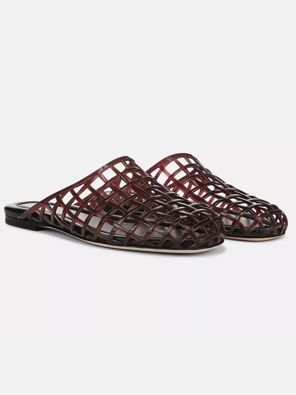 Vince brand Barcelona Jelly Sandal in color Ganache